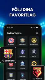 Live Fotbollsresultat screenshot
