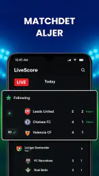 Live Fotbollsresultat screenshot