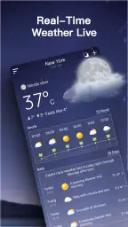 Live väderprognos screenshot
