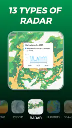 Live väderprognos: WeaSnap screenshot