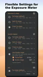 Ljusmätare - Lux, Exponering screenshot