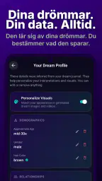 Lunicia - AI Drömjournal screenshot