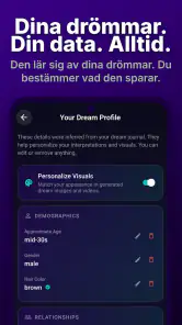 Lunicia - AI Drömjournal screenshot