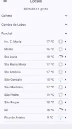 MadeiraWeather screenshot