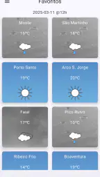 MadeiraWeather screenshot