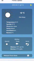 MadeiraWeather screenshot