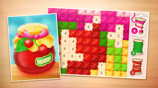 Magic Cross Stitch: Pixel Art screenshot