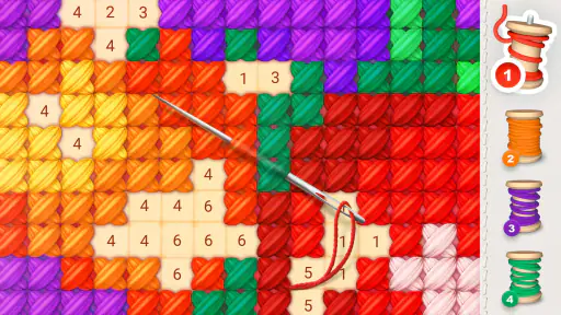 Magic Cross Stitch: Pixel Art screenshot