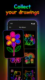 Magic Doodle Art - Neon Glow screenshot
