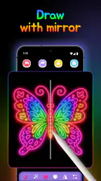 Magic Doodle Art - Neon Glow screenshot