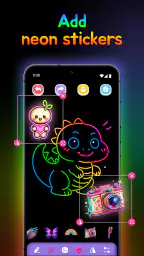 Magic Doodle Art - Neon Glow screenshot