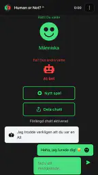 Människa eller inte? screenshot
