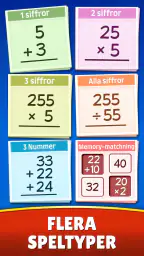 Matte spel: addera, subtrahera screenshot