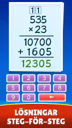 Matte spel: addera, subtrahera screenshot