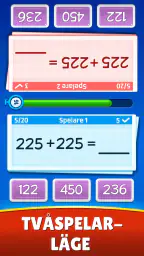Matte spel: addera, subtrahera screenshot