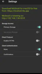 McDroid screenshot