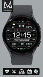 MD313 Digital Watch Face screenshot