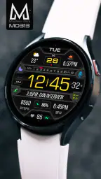 MD313 Digital Watch Face screenshot