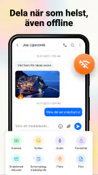 Meddelanden: SMS-meddelandeapp screenshot