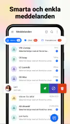 Meddelanden: SMS-meddelandeapp screenshot