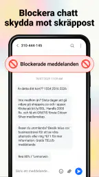 Meddelanden: SMS-meddelandeapp screenshot