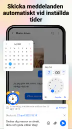 Meddelanden: SMS-meddelandeapp screenshot