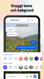 Meddelanden: SMS-meddelandeapp screenshot