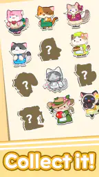 Merge Meow Cafe : Coffee cat screenshot