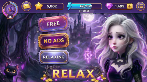 Merge Witches: Magic Puzzle screenshot