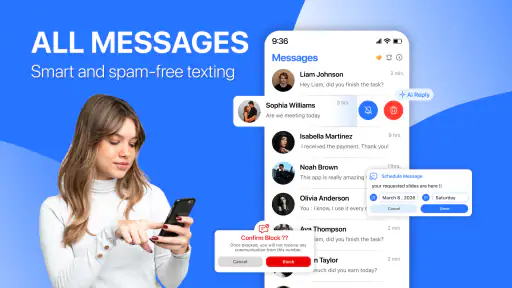 Messages - SMS, Text & Home screenshot