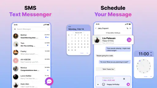Messenger: Text SMS & Launcher screenshot