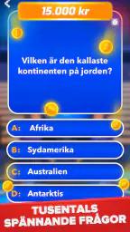 Miljonär - Svensk Quiz screenshot