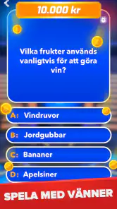 Miljonär - Svensk Quiz screenshot