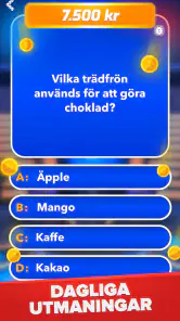 Miljonär - Svensk Quiz screenshot