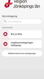 Min vård Region Jönköpings län screenshot