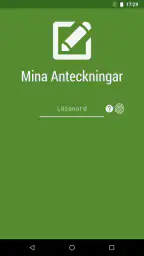 Mina Anteckningar screenshot