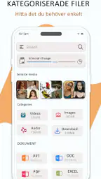 Mina filer screenshot