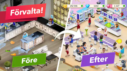 Mitt kafé — restaurangspel screenshot