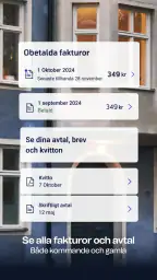 Mitt Telenor, Sverige screenshot