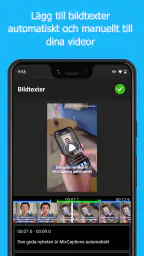 MixCaptions: Text, bildtexter screenshot