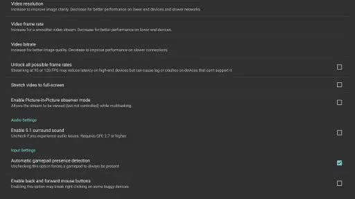 Moonlight Game Streaming screenshot