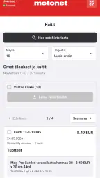 Motonet screenshot