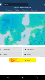 MSN Väder screenshot