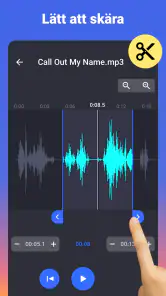 Musik Redigerare - Klippa ljud screenshot