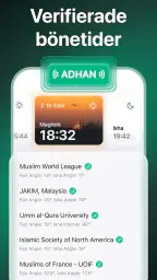 Muslim: Bönetider, Qibla screenshot