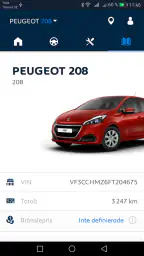 MYPEUGEOT APP screenshot