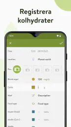 mySugr – diabetesdagbok screenshot