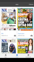 NA e-tidning screenshot