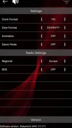 Nakamichi AMC App screenshot