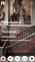Nationalmuseum Visitor Guide screenshot